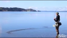 Video thumb for Beach Fly Fishing The Puget Sound w/ Commando Heads