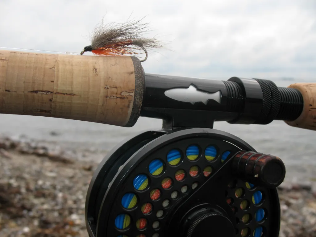 Foxy Streamer - A copper body and a Arctic Fox wing
