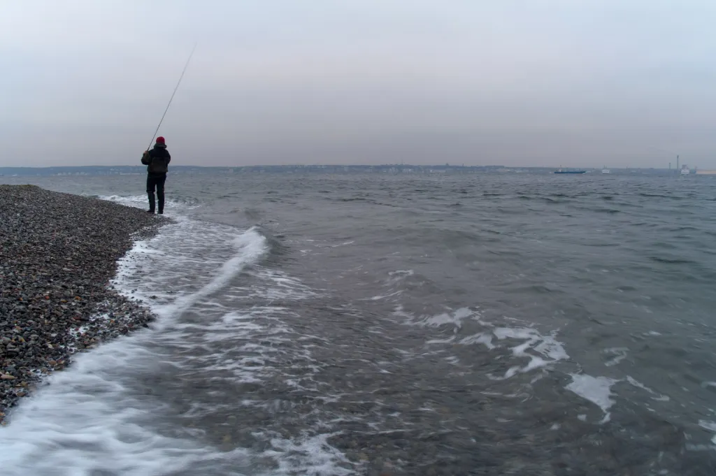 Rough water - The tip of Kronborg can be rough